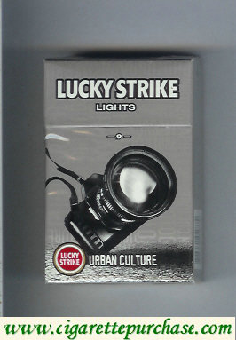 Lucky Strike Urban Culture Lights 9 hard box cigarettes